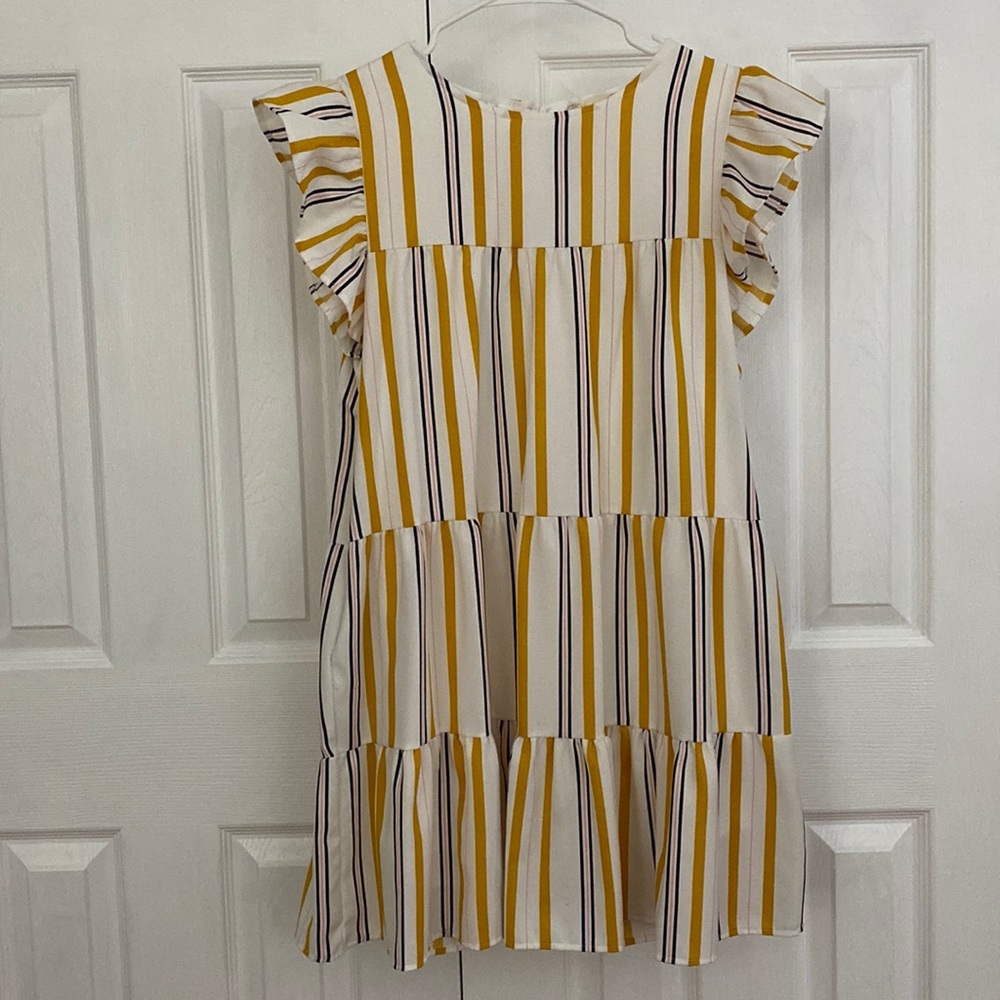 Altar’d State their swing dress with flutter sleeves